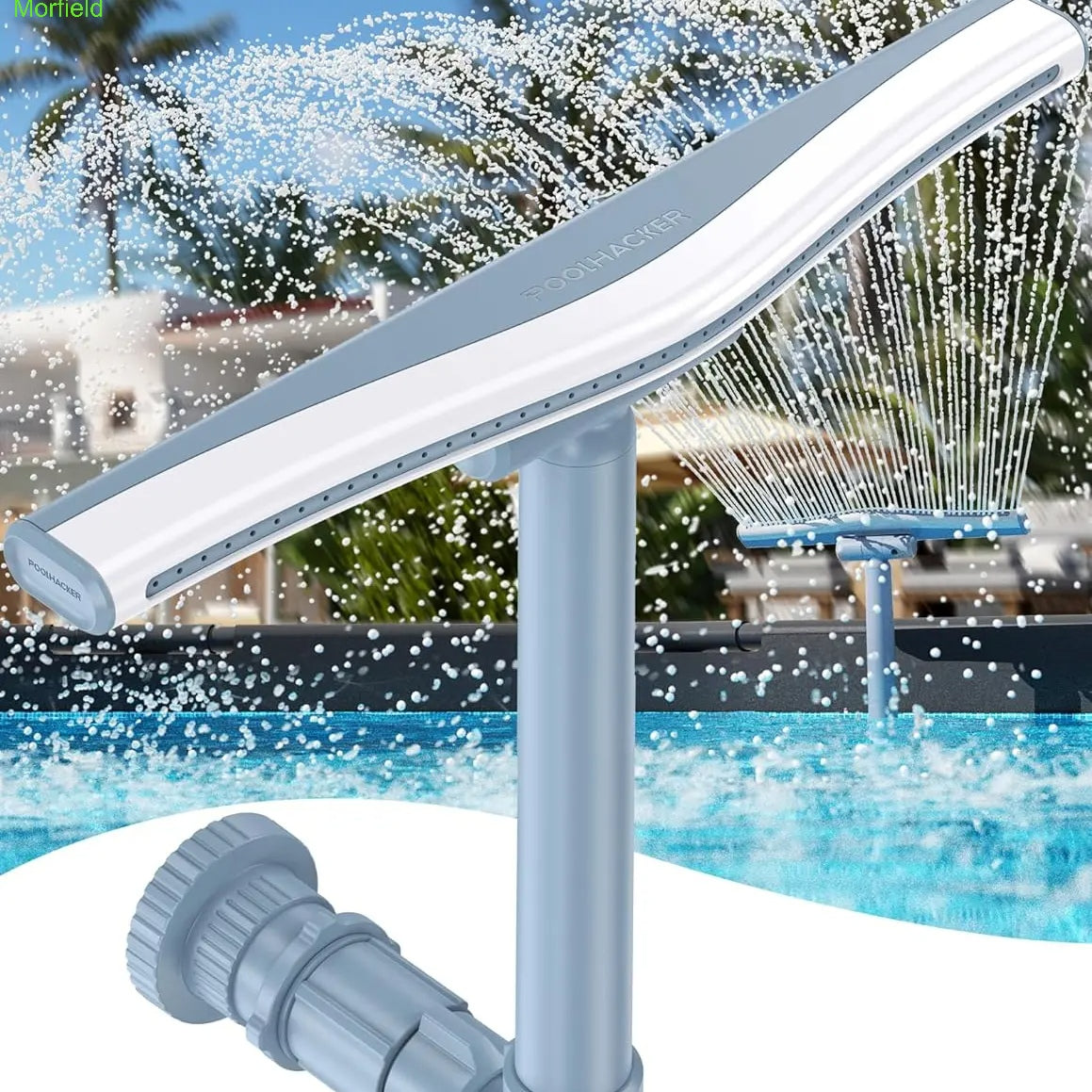 Whale Tail Pool Fountain Spray