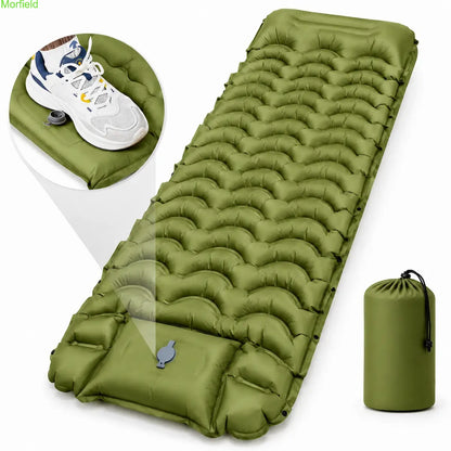 5" Thick Camping Sleeping Pad with Foot Pump