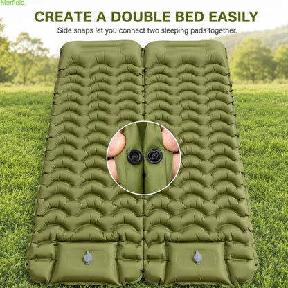 5" Thick Camping Sleeping Pad with Foot Pump
